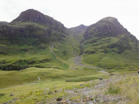 スコットランドの大自然 イギリス,スコットランド,山の写真素材