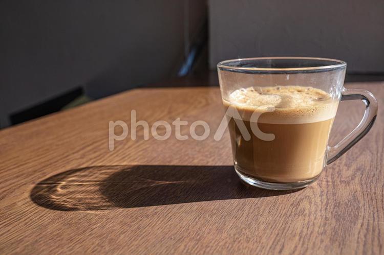 ミルクコーヒー(その４) 珈琲,ミルクコーヒー,ミルクの写真素材