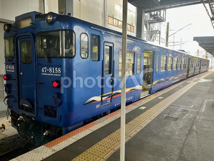 長崎本線　キハ40 鉄道,引退,国鉄型の写真素材