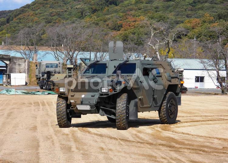 訓練に参加する陸上自衛隊の軽装甲機動車 陸上自衛隊,自衛隊,ミリタリーの写真素材