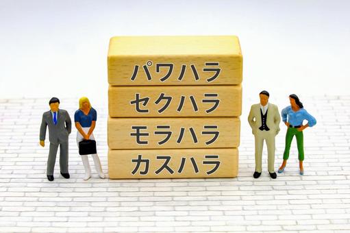 ハラスメントのランキング ハラスメント,人間関係,パワハラの写真素材
