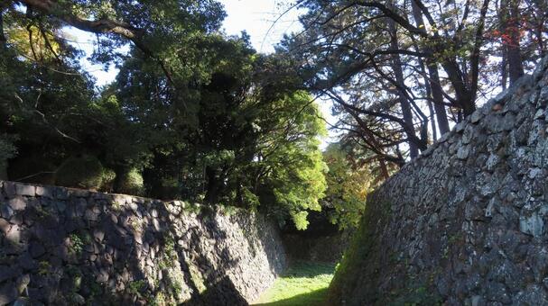 名古屋城　本丸　大手馬出し跡 名古屋城,尾張徳川家,御三家の写真素材