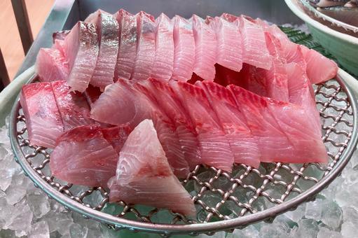 ワラサのお刺身 刺身,鮮魚,生の写真素材