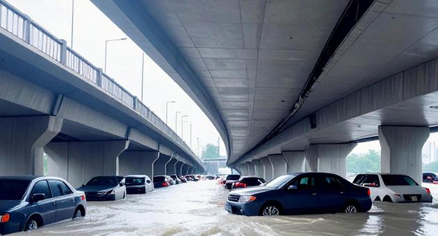 冠水 冠水の写真
