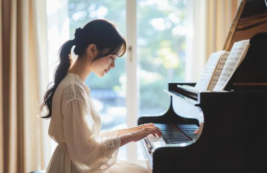 音楽・楽器シリーズ ピアノ演奏 音楽・楽器シリーズ ピアノ演奏の写真
