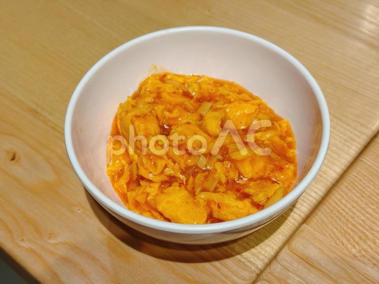 中華バイキング　ちりたま 卵,チリ,たまチリの写真素材