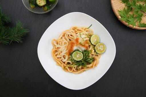 すだちうどん すだちうどん,うどん,ぶっかけうどんの写真素材