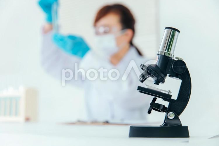 研究・科学者イメージ 顕微鏡,検査,医療技術の写真素材