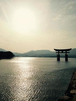 厳島神社 厳島神社 厳島神社,広島,観光名所の写真素材