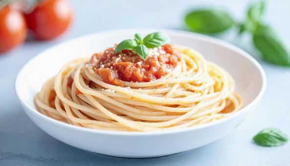 トマトスパゲティーの写真