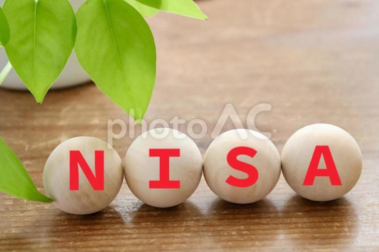 木のボール　NISAイメージ nisa,投資,資産運用の写真素材