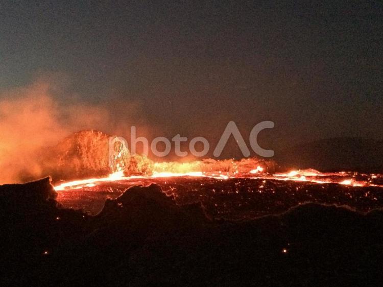 エルタ・アレ火山（エチオピア・ダナキル砂漠ツアー） 火山,マグマ,タロール山の写真素材