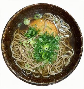 蕎麦のさつま揚げ乗せの写真