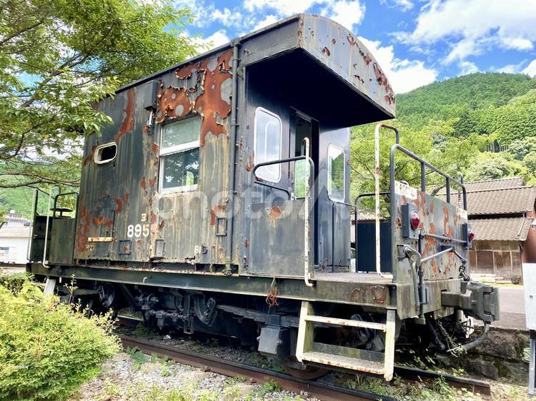 久木野駅ディーゼル車　水俣市R九州山野線 久木野駅,jr九州,山野線の写真素材