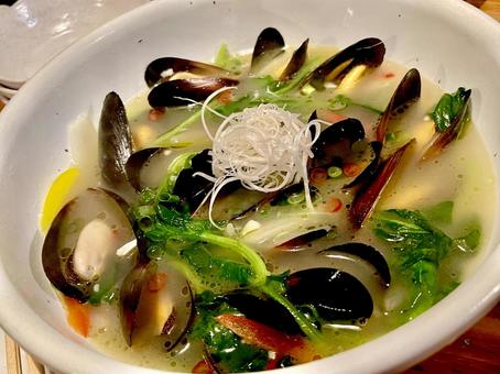Photo, mussels, aquapazza, seafood, 