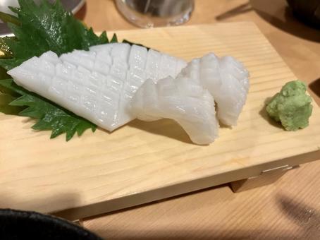 イカ刺し イカ刺しの写真