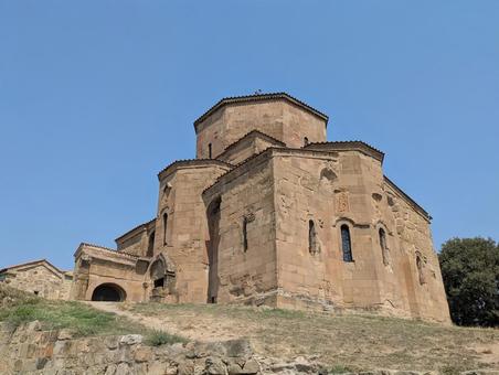 ジュワリ修道院 ジュワリ修道院,修道院,ジョージア正教の写真素材
