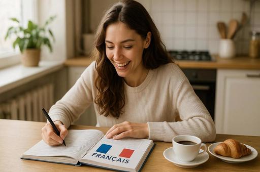 フランス語学習の朝時間 フランス語学習の朝時間の写真