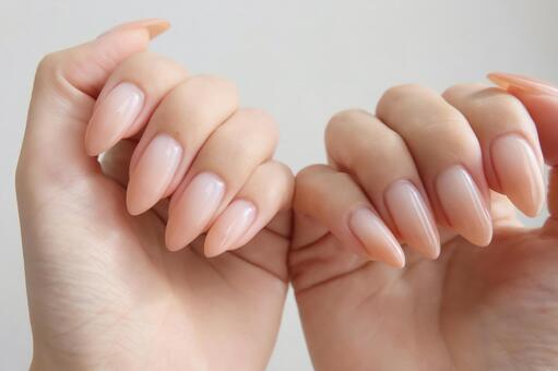 ナチュラルネイル ネイル,ネイルケア,nailの写真素材