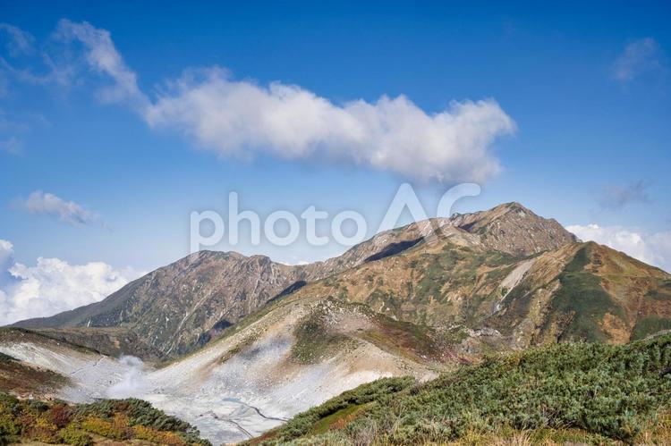 雷鳥沢　立山　北アルプス　富山県 雷鳥沢,立山,秋の写真素材