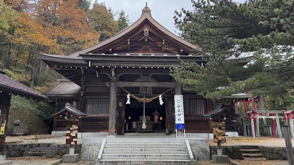 那須温泉神社 神社,寺社仏閣,温泉街の写真素材