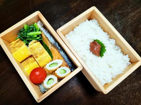 手作りお弁当 手作りお弁当 弁当,お弁当,卵焼きの写真素材
