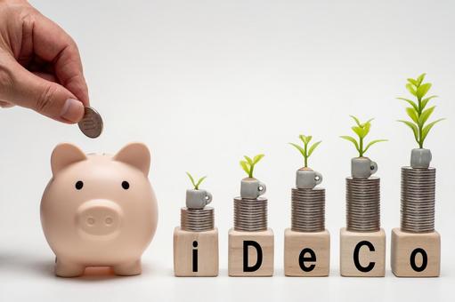 iDeCoによる積み立て投資のイメージ iDeCoによる積み立て投資のイメージ ideco,イデコ,年金の写真素材