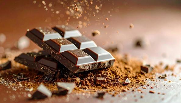 板チョコレートの写真