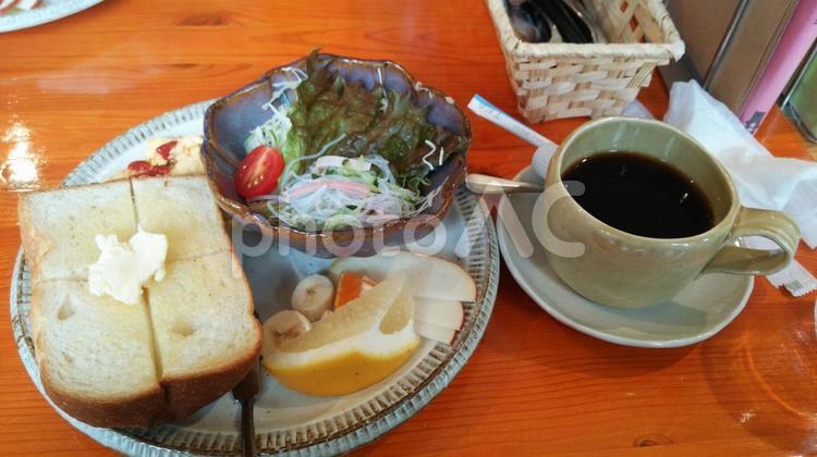 モーニングランチ 珈琲,コーヒー,朝食の写真素材