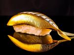 金の光物 鮨,黄金,寿司の写真素材