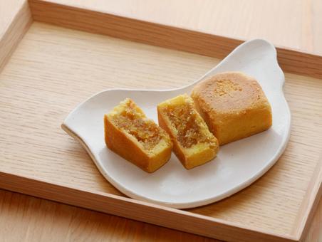 台湾パイナップルケーキ1 台湾パイナップルケーキ1 パイナップルケーキ,食べ物素材,デザートの写真素材