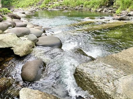 Photo, chuan, mountain stream, clear stream, 