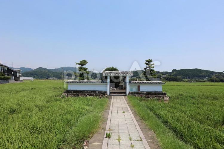 井伊共保出生の井戸 井伊家,井伊谷,井戸の写真素材