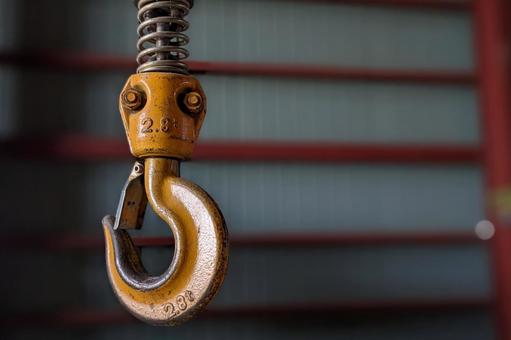 工場重機フック フック,工場,倉庫の写真素材