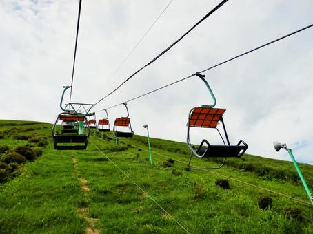 大室山 リフト 大室山 リフト リフト,大室山,静岡の写真素材