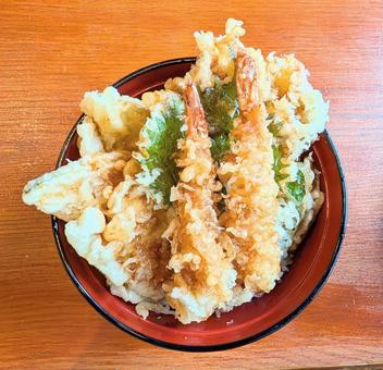 具だくさん天丼１ 天丼,天ぷら,天どんの写真素材