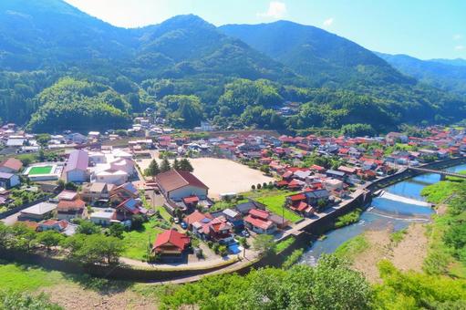 【島根県】津和野 【島根県】津和野 風景,津和野,島根の写真素材