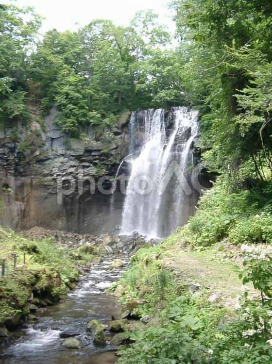国営滝野すずらん丘陵公園の滝 北海道,滝,国営滝野すずらん丘陵公園の写真素材