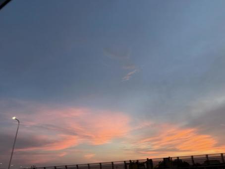 夕焼けの写真