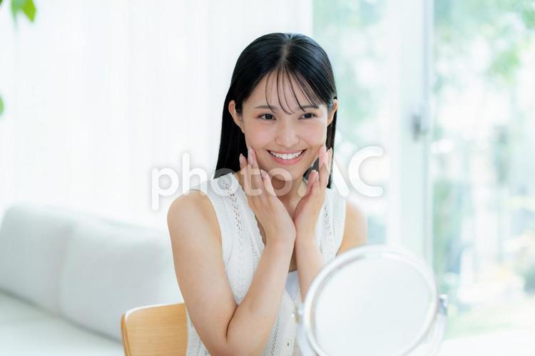 若い女性の美容イメージ 美容,ビューティー,女性の写真素材