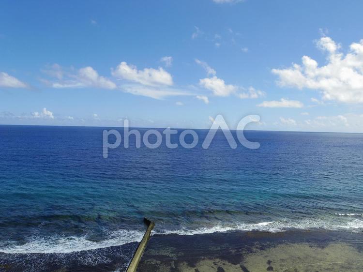 Guamの海と空④ 海,グアム,guamの写真素材