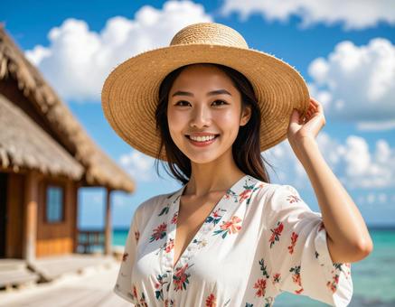 夏旅・海のコテージと彼女 夏旅・海のコテージと彼女の写真