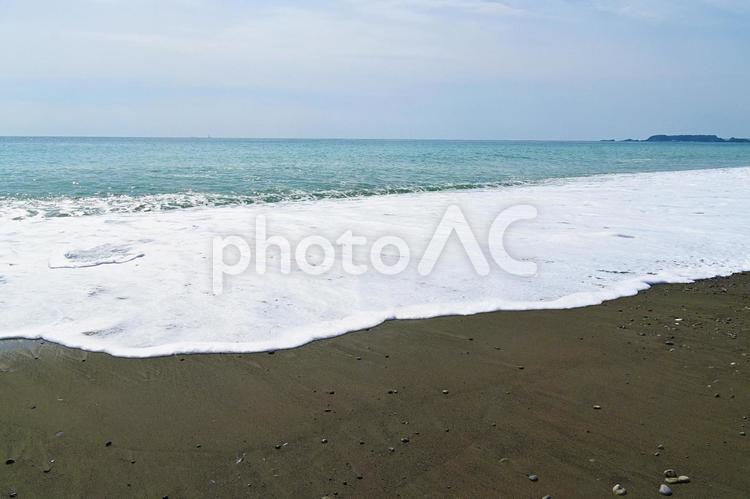 新宮市　王子ヶ浜　海　太平洋 波,波打ち際,御手洗の写真素材