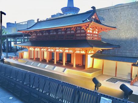 平安京羅城門復元模型(京都駅) 平安京羅城門復元模型(京都駅) 京都駅,平安京,羅城門の写真素材