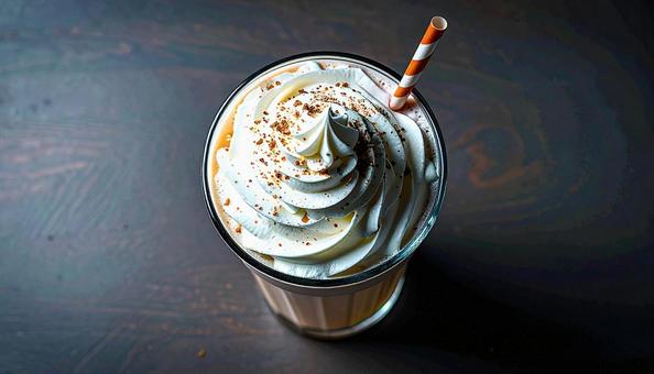 カフェのアイスカフェラテ カフェのアイスカフェラテの写真