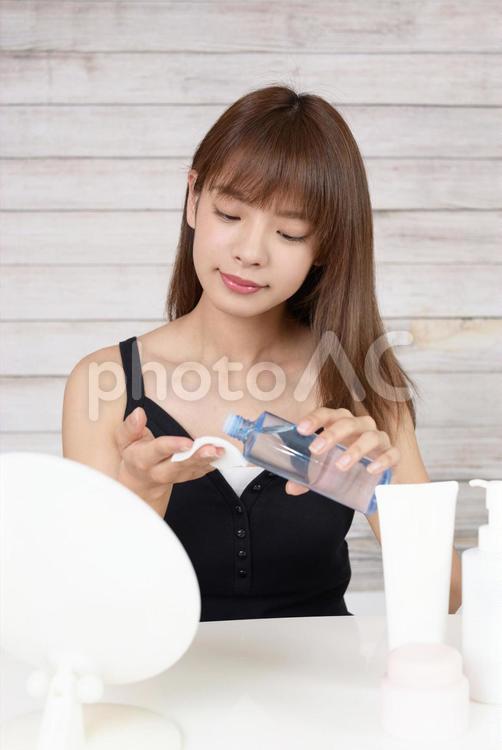 スキンケアイメージ スキンケア,美容,保湿の写真素材