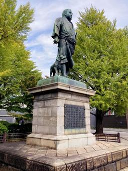 東京風景・上野公園 東京風景・上野公園 上野公園,上野恩賜公園,西郷隆盛像の写真素材