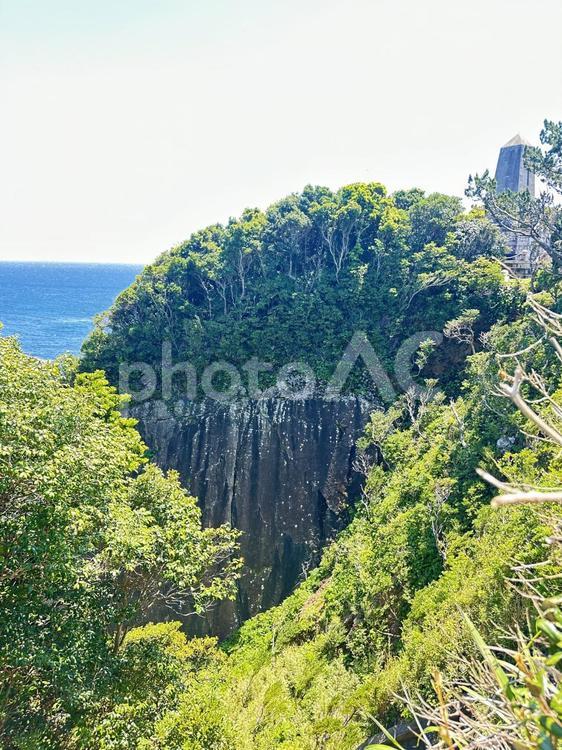 樫野埼灯台付近　園地内　紀伊大島　海 串本町樫野,紀伊大島,園地内の写真素材