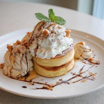 キャラメルパンケーキ キャラメルパンケーキの写真