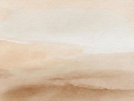 柔らかいベージュの水彩グラデーションの写真
